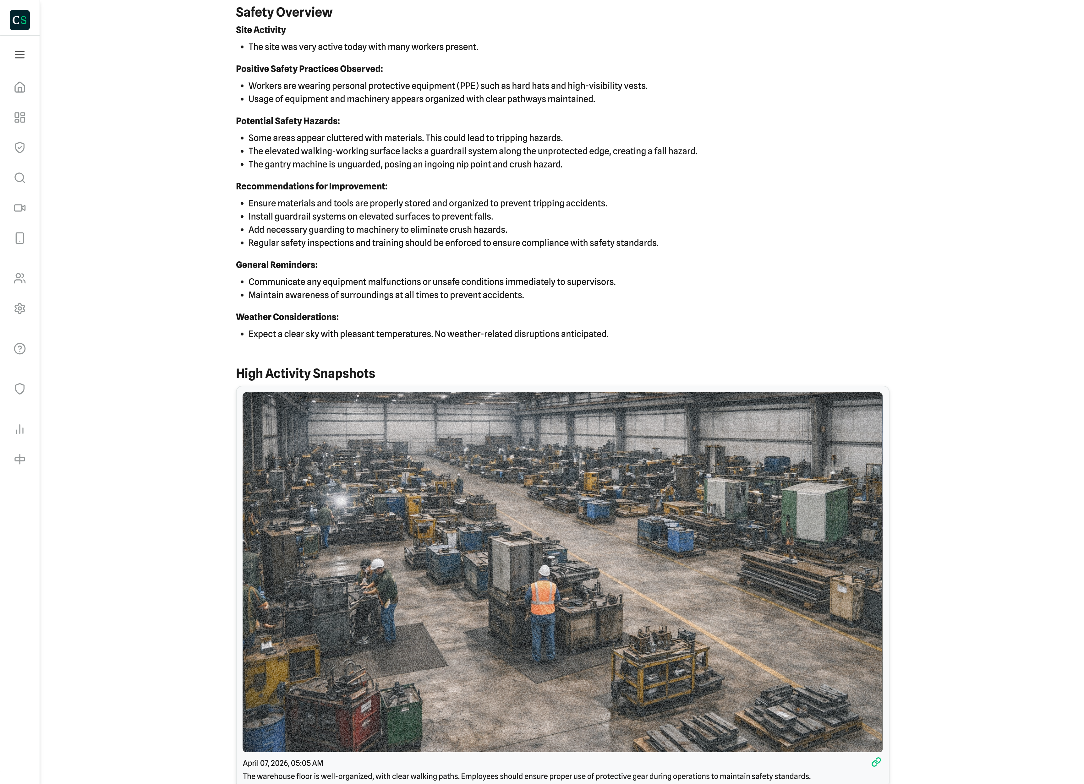 Supervisor Daily Brief